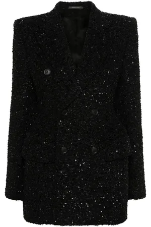 Balenciaga Doppelreihiges Bouclé-Sakko