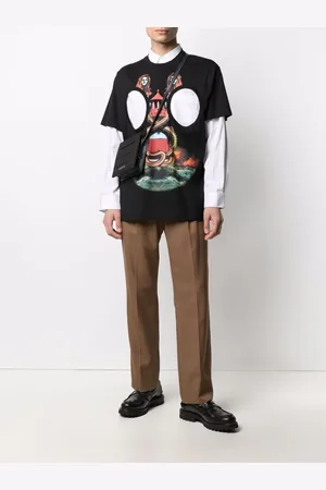 Burberry T-Shirt mit Meerjungfrauen-Print