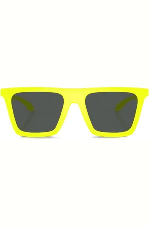 VERSACE Eckige Sonnenbrille mit Greca-Detail