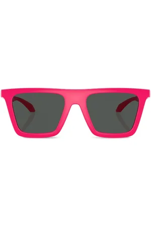 VERSACE Eckige Sonnenbrille mit Greca-Detail