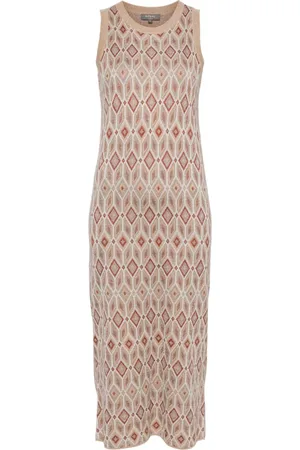 N.PEAL Jacquard-Kleid aus Seiden-Kaschmir