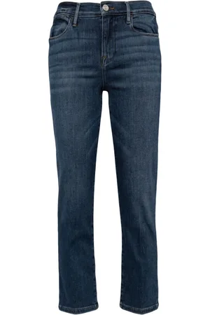 Frame Halbhohe Cropped-Jeans