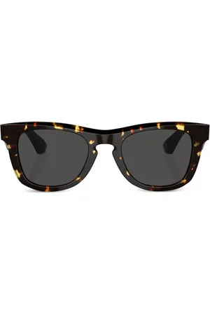 Burberry Eckige Sonnenbrille in Schildpattoptik