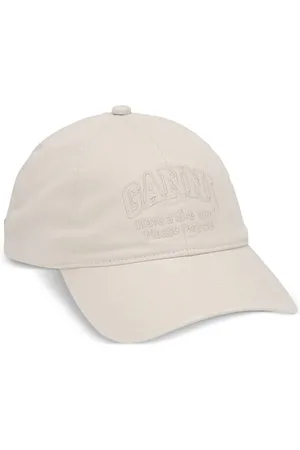 Ganni Baseballkappe mit Logo-Stickerei