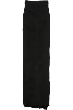 Rick Owens Dirt Pillar Maxirock aus Denim
