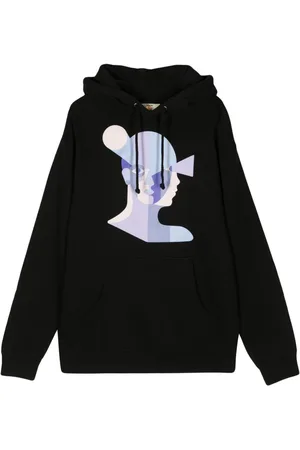 KIDSUPER STUDIOS Hoodie mit Bauhaus Face-Print
