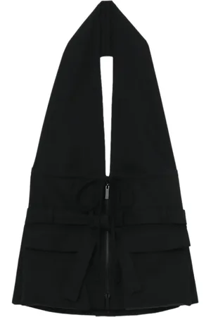 Botter Neckholder-Top mit Gürtel