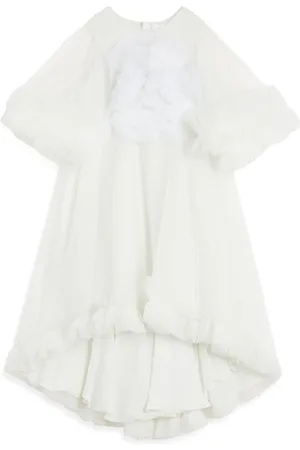 Maison Ava Tüllkleid mit Rüschen