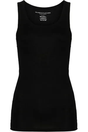 Majestic Fein geripptes Tanktop