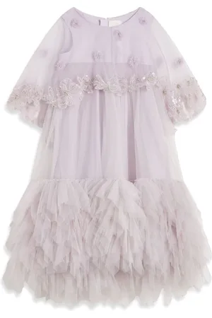 Maison Ava Kleid mit Blumenapplikation