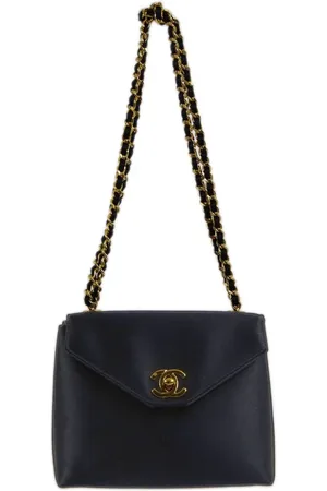 CHANEL 1997 CC Schultertasche aus Satin