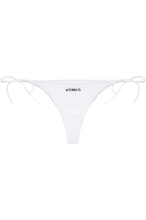 Vetements Bikinihöschen mit Logo-Print