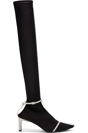 Jil Sander Klassische Overknee-Stiefel