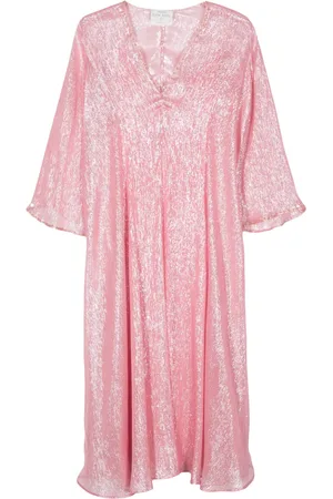 FORTE FORTE Kleid in Metallic-Optik