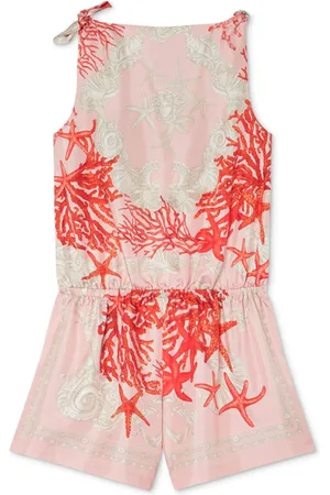 VERSACE Jumpsuit mit Meerestiere-Print