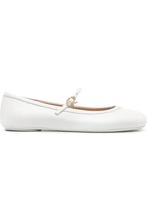 Gianvito Rossi Ballerinas mit runder Kappe