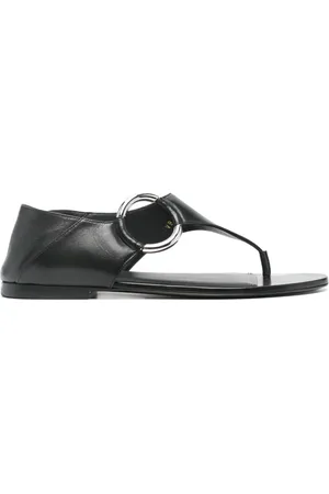 Saint Laurent Flache Ring Sandalen