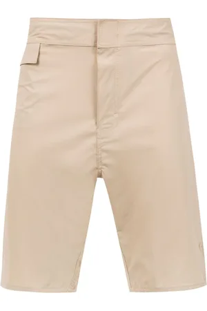 AMIR SLAMA Gestreifte Badeshorts