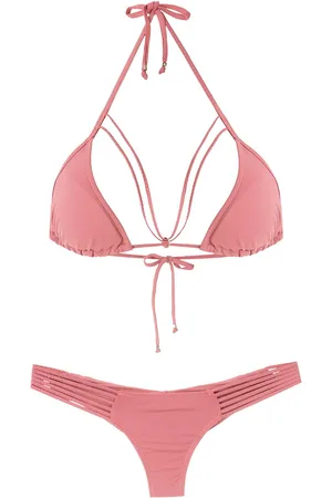 AMIR SLAMA Bikini mit Riemen