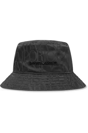 Emporio Armani Fischerhut mit Logo-Applikation