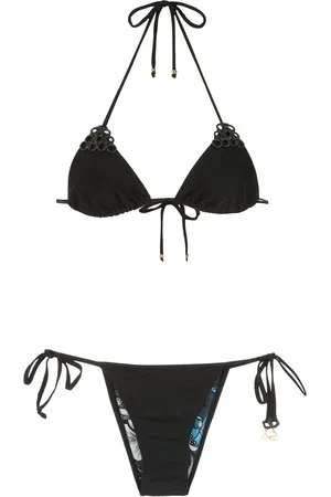AMIR SLAMA Verzierter Triangel-Bikini