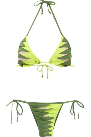 AMIR SLAMA Bikini mit Print