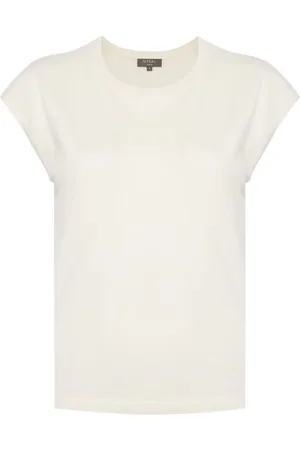 N.PEAL T-Shirt mit Rundhalsausschnitt
