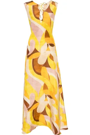 RAQUEL DINIZ Daisy Kleid mit abstraktem Muster