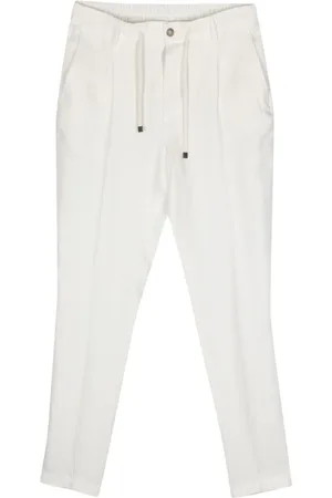 PESERICO SIGN Tapered-Hose aus Leinen