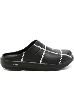 UNDERCOVER Plateau-Clogs mit grafischem Print