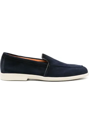 santoni Loafer aus Wildleder