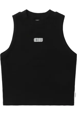 Chocoolate Cropped-Top mit Logo-Print