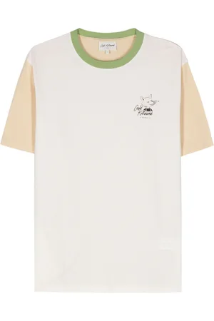 Café Kitsuné T-Shirt in Colour-Block-Optik