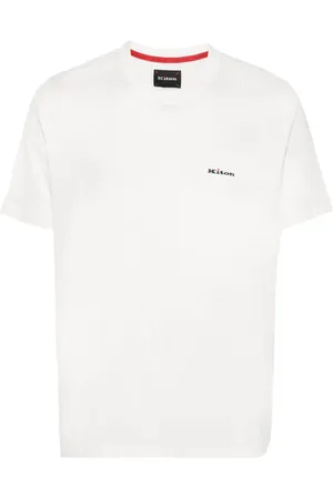 Kiton T-Shirt mit Logo-Stickerei