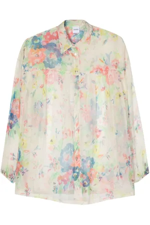 Aspesi Hemd mit blumigem Print