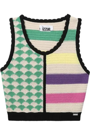 Izzue Cropped-Top mit Einsätzen