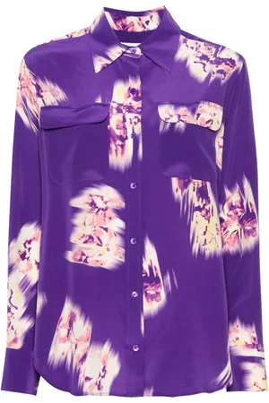 Equipment Signature Hemd mit blumigem Print