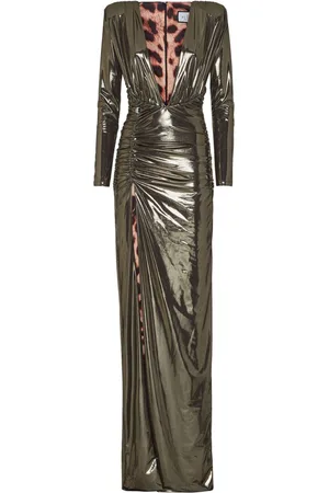 Philipp Plein Langes Jersey-Kleid