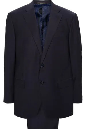 corneliani Einreihiger Anzug mit fallendem Revers