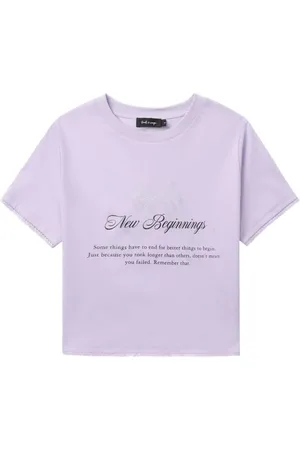 tout a coup T-Shirt mit Slogan-Print