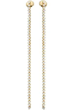 Lark & Berry 14kt Modernist Tennis Goldohrringe