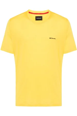 Kiton T-Shirt mit Logo-Stickerei