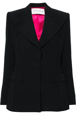 Nina Ricci Einreihiger Blazer mit breitem Revers