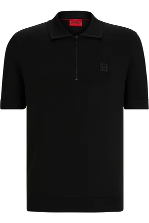 HUGO BOSS Poloshirt mit Logo-Applikation