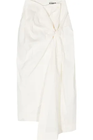 Issey Miyake Asymmetrischer Midirock