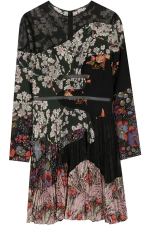 VALENTINO GARAVANI 2010 Seidenkleid mit floralem Print