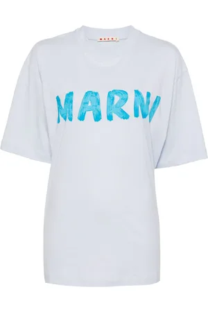 Marni T-Shirt mit Logo-Print
