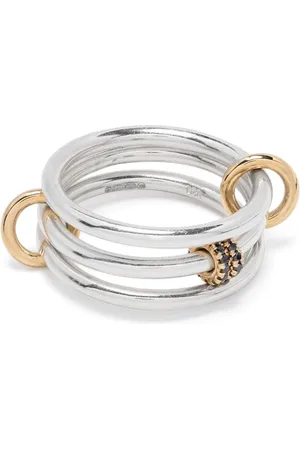 SPINELLI KILCOLLIN 18kt Dion SG Noir Gelbgoldringe mit Diamante