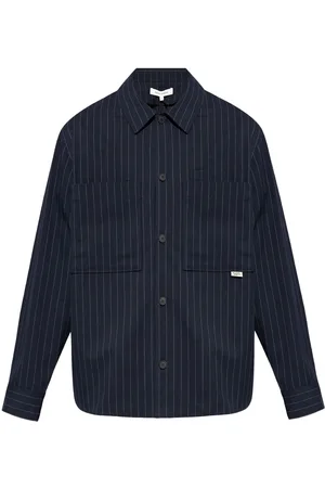 Maison Kitsuné Hemdjacke mit Nadelstreifen