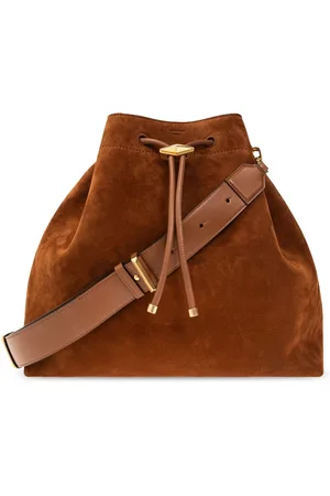 Jimmy Choo Große Cinch Beuteltasche aus Wildleder